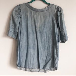 LOFT Chambray Top